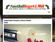 Tablet Screenshot of paintballbogota.net